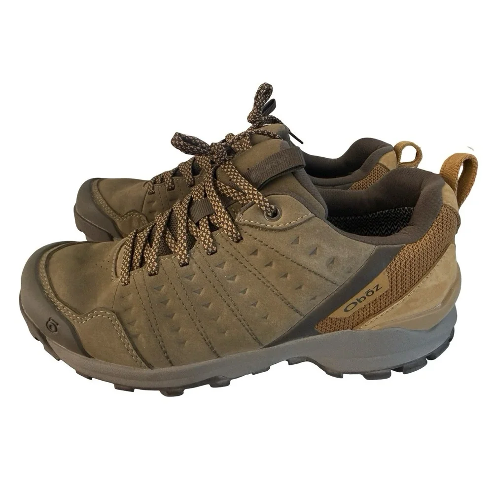 Oboz Men's Sypes Low Leather B-Dry Waterproof Hiking Shoe men sz 7 wide 39.5